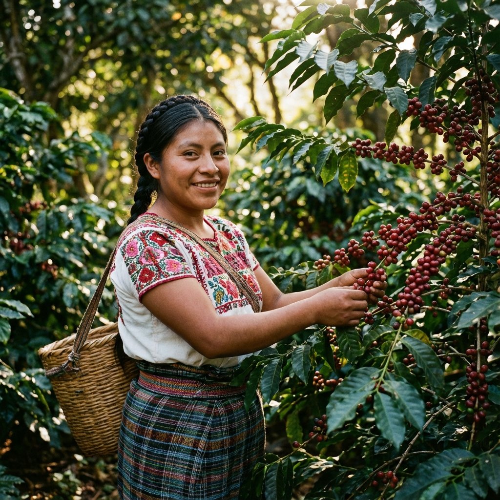 Mujer Zapoteca en la pizca